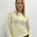 maglia in viscosa e cashmere blend